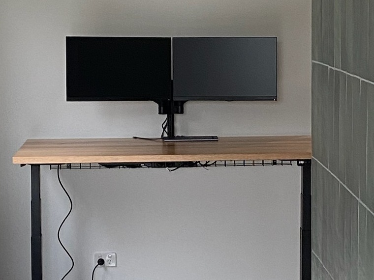 Timber Sit Stand Desk